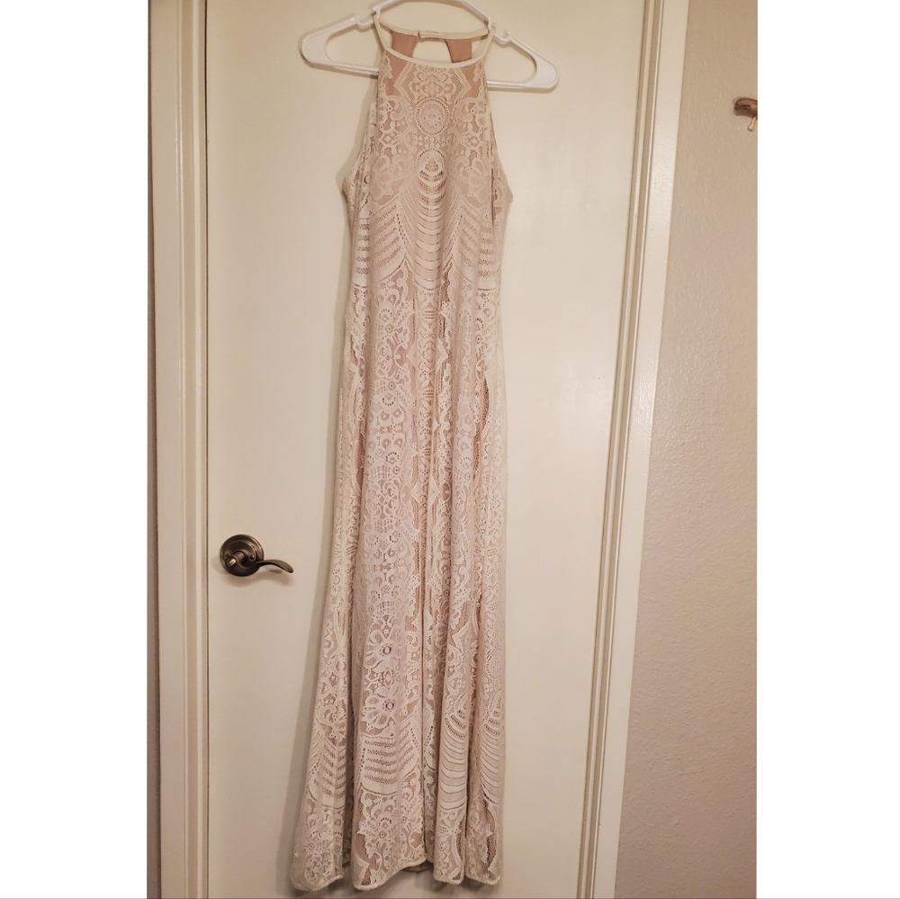 Cream Lace Dress